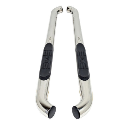 Westin 24-26 Toyota Tacoma Xtra Cab E-Series 3 Nerf Step Bars Stainless Steel