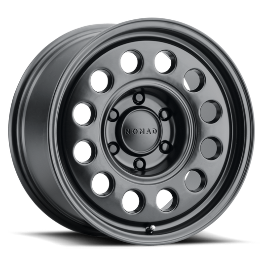 Nomad N501SB Convoy 18x8in / 5X120 BP / 44mm Offset / 73.1mm Bore - Satin Black