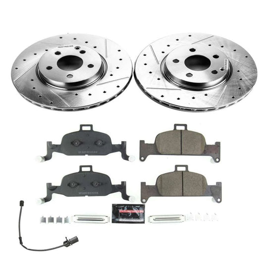 Power Stop 18-22 Audi Q5 Front Z23 Evolution Brake Kit