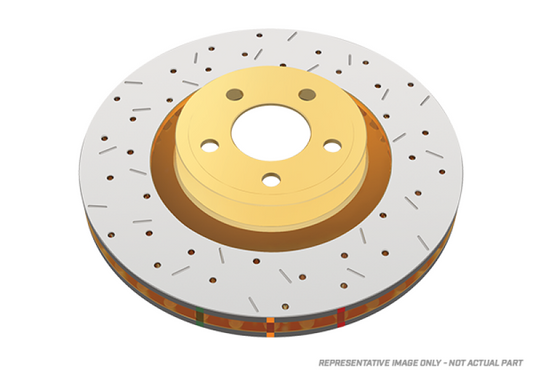 DBA 2009 Pontiac G8 GT 6.0L (V8) 4000 Series Drilled and Slotted Front Rotor