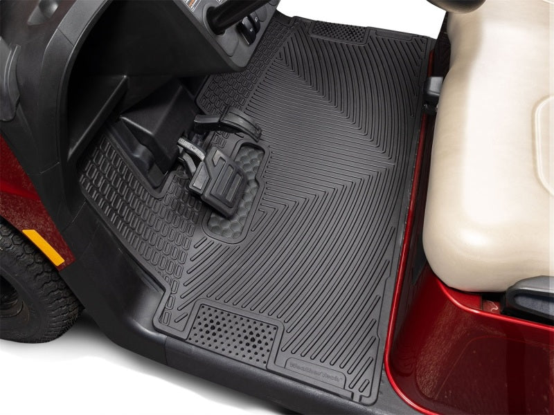 WeatherTech 2024 EZGO FreedomRXV/Valor GolfCartMat - Black