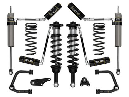 ICON 24 Tacoma 1.25-3in Stage 4 Suspension System Tubular Overland Rear Coils