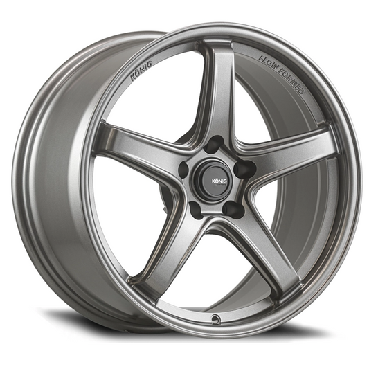 Konig Neoform 19X8.5 5X114.3 ET32 Matte Grey Flow Formed