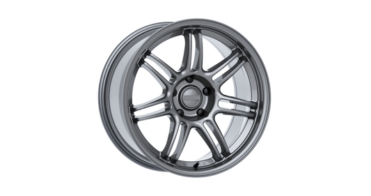 Kansei K17G Seven - 18X9 / 5X114.3 / +22mm Offset / 73.1mm Bore - Gloss Gunmetal