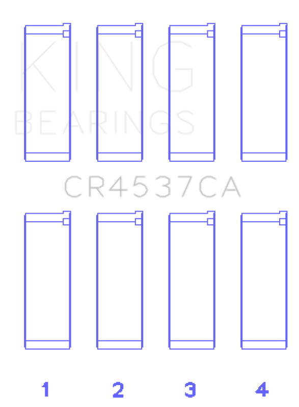 King Engine Bearings Mini Cooper W10B16A (Size +0.25mm) Connecting Rod Bearing Set