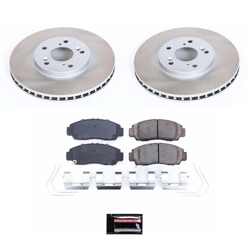 Power Stop 11-12 Honda Accord Front Semi-Coated Rotor Kit