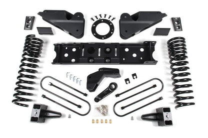 Zone Offroad 2019 Ram 3500 4in Radius Arm Bracket Gas - 3in Rear Block w/ Overload - Nitro Shocks