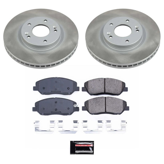 Power Stop 07-09 Hyundai Santa Fe Front Semi-Coated Rotor Kit