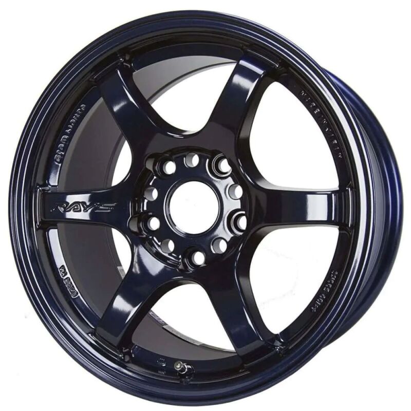 Gram Lights 57DR 17x9.0 +38 5-100 Dark Blue Chrome Wheel MOQ 20