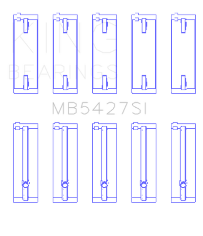 King Engine Bearings Honda L13A4/L15A (Size +0.25mm) Main Bearing Set