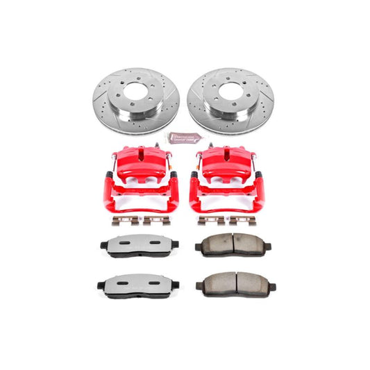 Power Stop 2004 Ford F-150 Front Z36 Truck & Tow Kit w/Cals