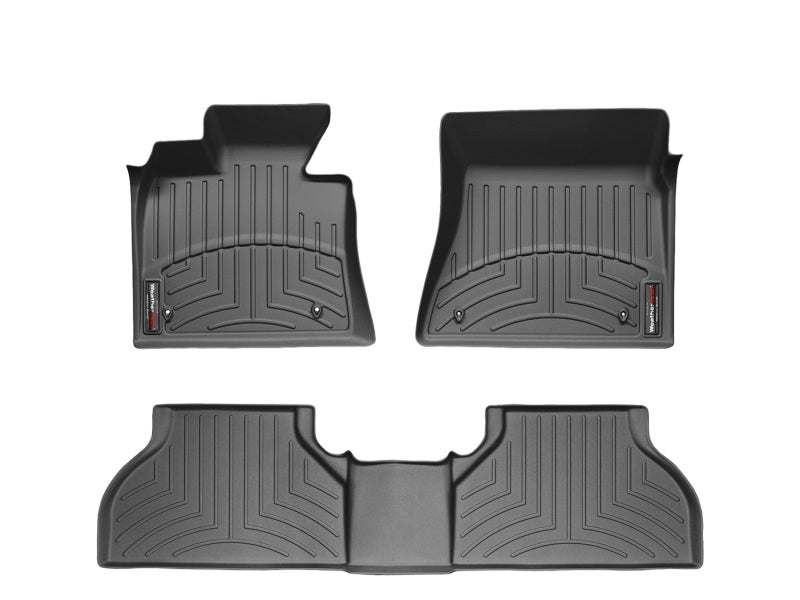 WeatherTech 14+ Kia Sorento Front/Rear/3rd Row Floorliners - Black