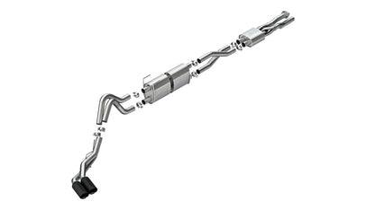 Borla 20-26 Ford F250/F350 SD 7.3L V8 CC SB (160in WB) (SRW) S-Type Cat-Back Exhaust - Brawler Black