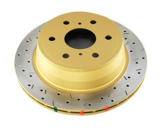 DBA 06-08 Chevrolet Silverado/GMC Sierra 4000 Series Drilled and Slotted Rear Rotor