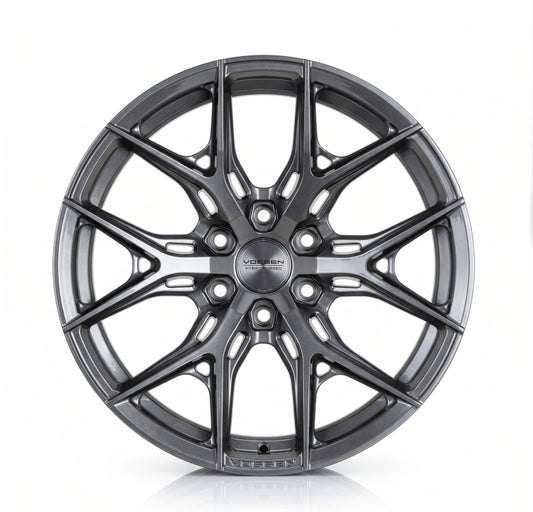 Vossen HF6-4 24x12 - 8x165.1 - ET-44 - Ultra Deep - 125.1 - Hyper Gunmetal Wheel