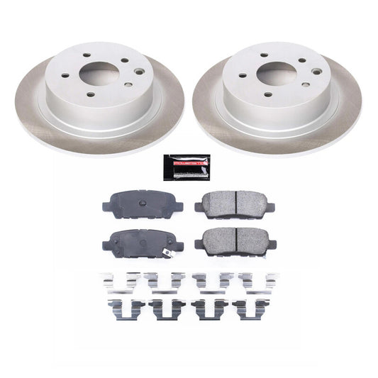 Power Stop 07-18 Nissan Sentra Rear Semi-Coated Rotor Kit