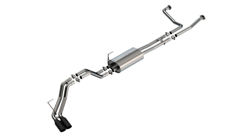 Borla 16-24 Nissan Titan XD S-Type Cat Back Exhaust - Black Chrome