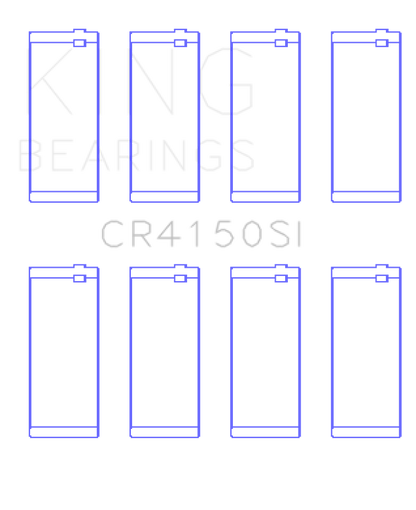 King Engine Bearings Ford ZETec 1.6/1.8/2.0 (Size +0.25mm) Connecting Rod Bearing Set