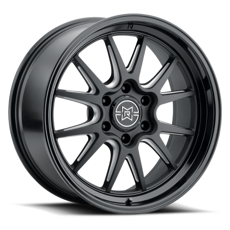 Method Raised MR802 20x9 / 8x180 BP / -12mm Offset / 124.1mm Bore - Double Black Milled Wheel