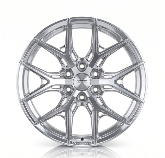 Vossen HF6-4 - 20x9 - 8x165.1 - ET0 - Super Deep Face - 125.1 - Silver Polished Wheel