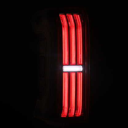 AlphaRex 24-25 Toyota Tacoma NOVA-Series LED Prismatic Tail Lights - Black
