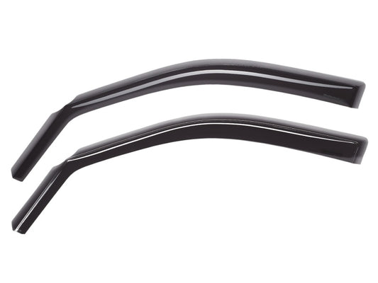 WeatherTech 20-26 Toyota Corolla Hybrid Front Front Side Window Deflectors - Matte Blk