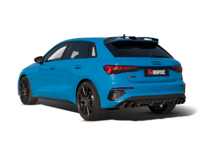Akrapovic 2021+ Audi S3 Sportback (8Y) Evolution Line Cat Back (Titanium) w/Carbon Tips