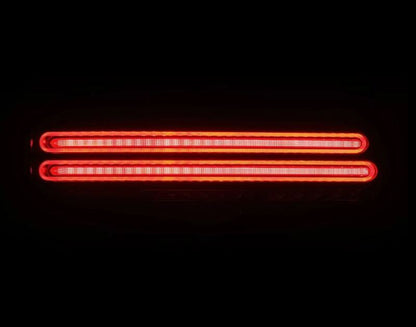 AlphaRex 23-25 Nissan Z Nova-Series Twin-Loop Style Prismatic LED Tail Lights - Alpha Black