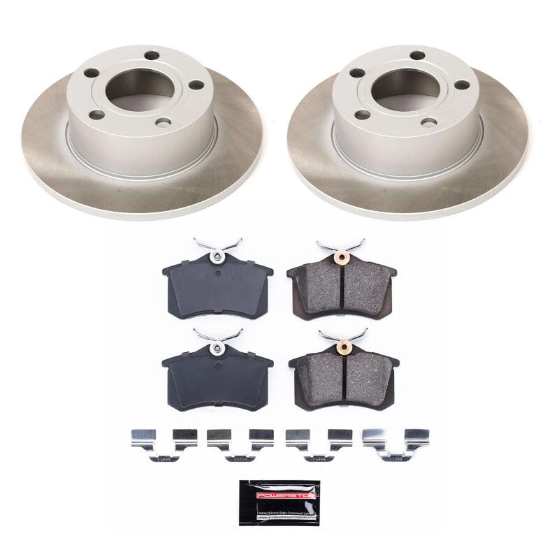 Power Stop 98-05 Volkswagen Passat Rear Semi-Coated Rotor Kit