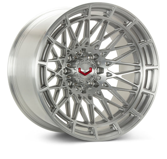 Vossen LCX-03 24x14 - 8x170 - ET75 - Mega Deep - 125.1 - Brushed Gloss Clear Wheel