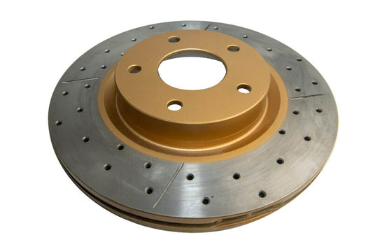 DBA 03-05 350Z / 03-04 G35 / 03-05 G35X Front Drilled & Slotted Street Series Rotor