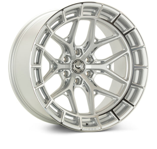 Vossen HFX-1 24x10 - 6x139.7 - ET25 - Deep Face - 106.1 - Silver Polished Wheel