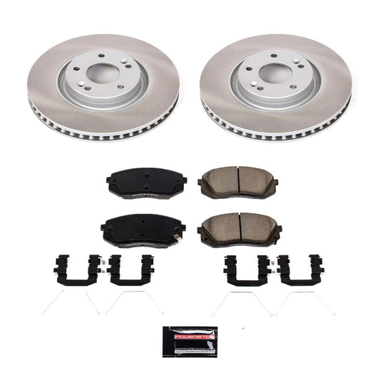 Power Stop 16-20 Kia Optima Front Semi-Coated Rotor Kit