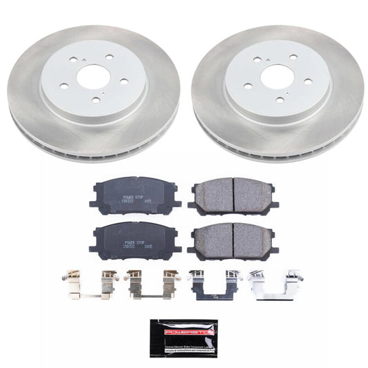 Power Stop 06-07 Toyota Highlander Front Semi-Coated Rotor Kit