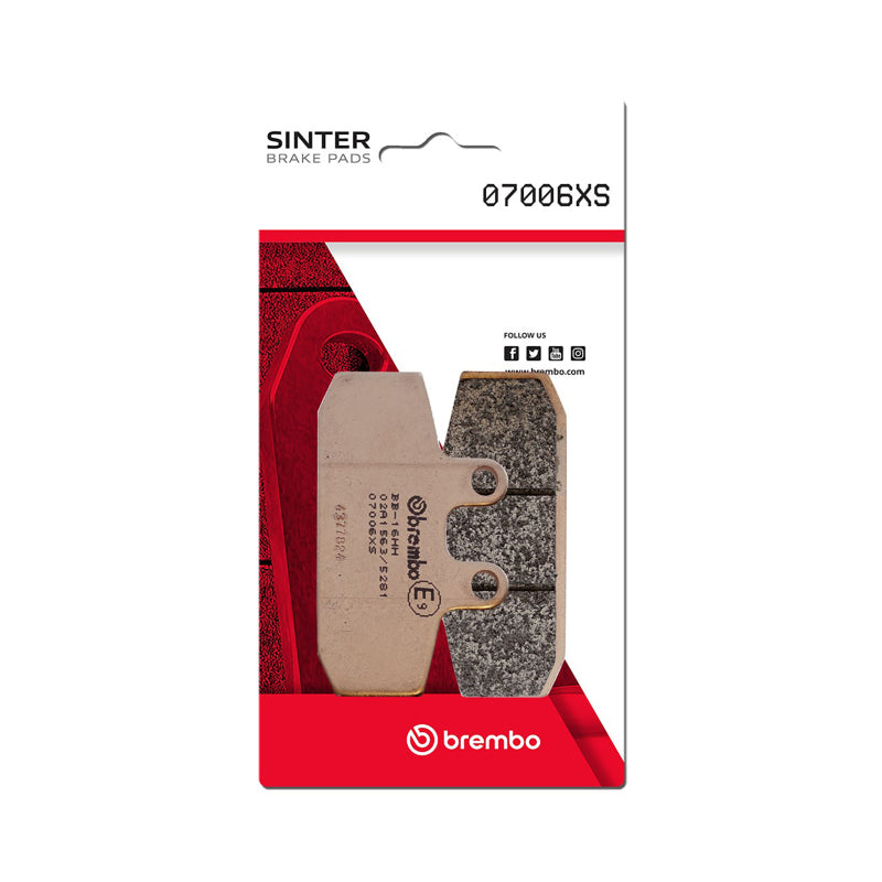 Brembo OE 99-05 Aprilia Leonardo (Grimeca cal.) 250cc Sinter Brake Pad - Front