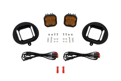 Diode Dynamics SS3 Max Type 2003 Sierra Kit ABL Yellow SAE Fog