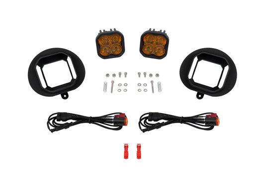 Diode Dynamics SS3 Max Type 2003 Sierra Kit ABL Yellow SAE Fog
