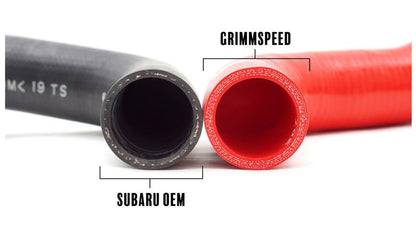 GrimmSpeed 08-14 Subaru WRX / 08-17 Subaru STi / 09-13 Subaru Forester XT Radiator Hose Kit - Red