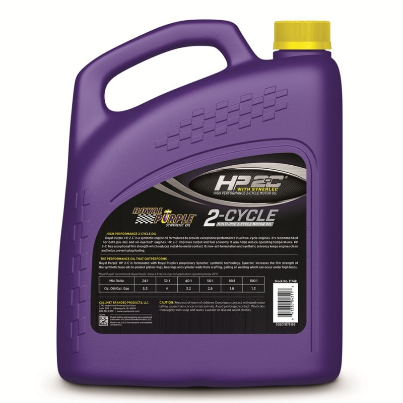 Royal Purple HP 2-C Synthetic 2-Cycle Motor Oil - 1 Gallon