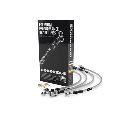 Goodridge 01-18 Mercedes-Benz G Model W463 (w/Channel ABS) Stainless Steel Brake Lines