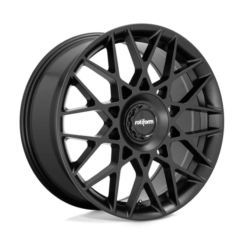 Rotiform R165 BLQ-C Wheel 19x8.5 5x112/5x120 45 Offset Concial Seats - Matte Black