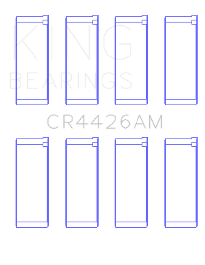 King Engine Bearings Renault R12 (Size +0.25mm) Connecting Rod Bearing Set