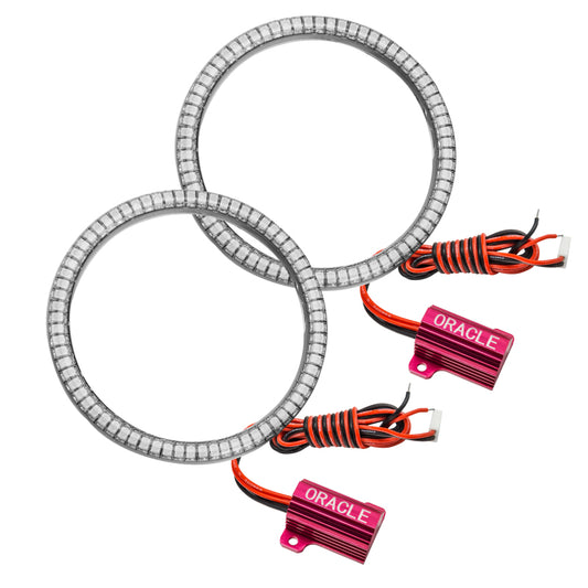 Oracle 10-12 Ford Mustang Shelby Bumper Surface Mount LED Fog Light Halo Kit - Green
