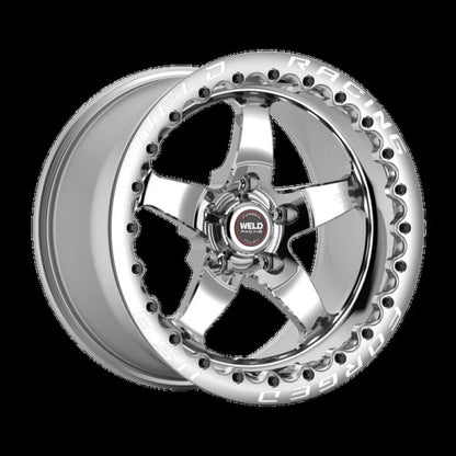Weld S71 15X10 / 5X4.75 BP / 5.5 BS (Med Pad) Polished Wheel - Polished MT SBL