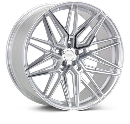 Vossen HF-7 22x10 - 5x120 - ET32 - Deep Face SUV - 72.56 - Silver Polished Wheel
