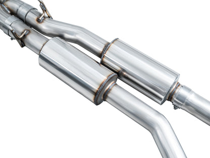 AWE Tuning 2020+ Ford Explorer ST Touring Edition Exhaust w/ Chrome Silver Tips