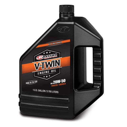 Maxima V-Twin Mineral 20W-50 - 128oz