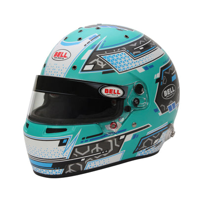 Bell Helmet Rs7 Stamina Anthracite/Aquamarine (Hans) 56(7) Fia8859-2024/Sa2025