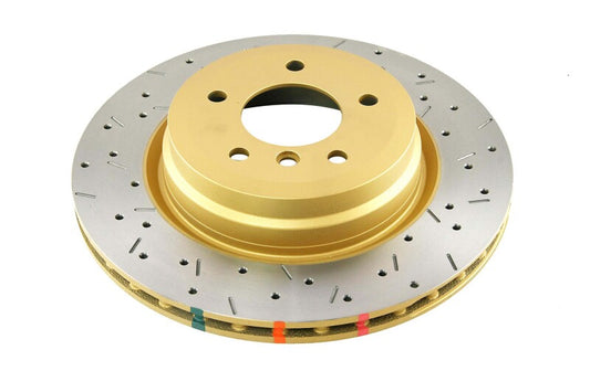 DBA 06+ BMW 335d/335i E90/91/92 Rear Drilled & Slotted 4000 Series Rotor