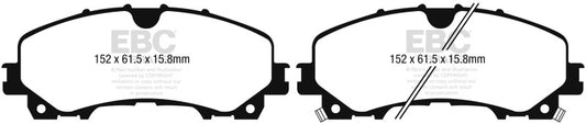EBC S20 Brake Pad and Rotor Kit